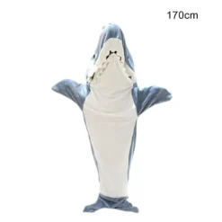 Venalisa Haj Blanket Hoodie Til Voksne - Haj Onesie Bærbar Tæppe Til Voksne - Haj Tæppe Super Blødt Og Komfortabelt Flannel Hoodie Haj Sl