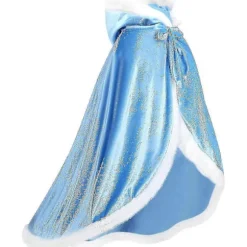 Vendbar kappe til voksne og børn, Halloween jul påske vampyr heks troldmand kappe, unisex rolleleg kostume kappe, festlig maskerade blå 140cm Blue 140cm | Fyndiq