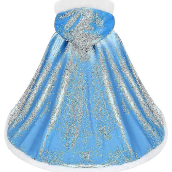 Vendbar kappe til voksne og børn, Halloween jul påske vampyr heks troldmand kappe, unisex rolleleg kostume kappe, festlig maskerade blå 140cm Blue 140cm | Fyndiq