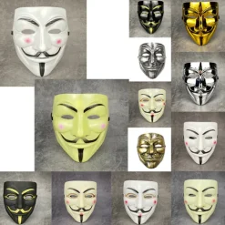 Vendetta Hacker Mask Anonym julefestgave til voksen K A7 one size