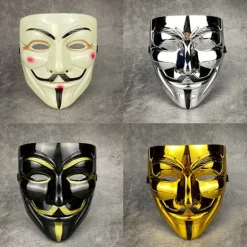 Vendetta Hacker Mask Anonym julefestgave til voksen K A7 one size