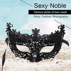 Venedig Sexet Golden Fox Mask Masquerade Kostume Dance Mask Access Silver