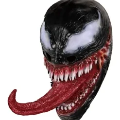 Venom Maske Latexmaske Cosplay Lang Tunge Cosplay Jul Film