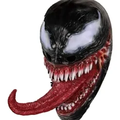 Venommaske Latexmaske Cosplay Lang Tunge Cosplay Julefilm