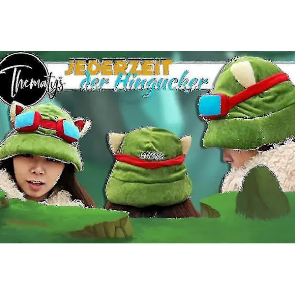 Vention Teemo League Of Legends Lol Hat - Fantastisk Til Udklædning, Karneval Og Kostume Én (FMY)