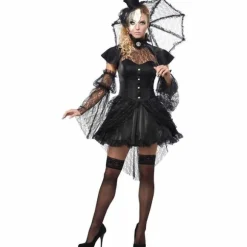 Viktoriansk Docka Maskeraddräkt Halloween Black M
