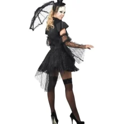 Viktoriansk Docka Maskeraddräkt Halloween Black M