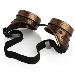 Vintage Victorian Steampunk Goggles Briller Svejsning Gothic Cosp Silver One Size