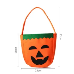 Voksen Halloween Græskarkostume Sæt Græskar Poncho L