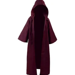 Voksen Halloween kostume Hættetrøjer Robe Cosplay Capes Hættekappe rød red XXL
