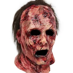 Voksen Horror Michael Myers Morder Maske Uhyggelig Blodig Kills Latex Fuld Hoved Halloween Karneval Udklædning Rekvisit A