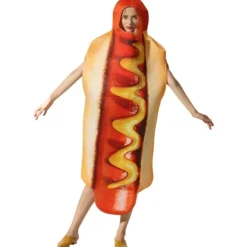 Voksen Kæmpe Hotdog Sjovt Kostume - One Size_tfrf