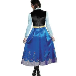 Voksen Prinsesse Anna Elsa Kostume Jul Cosplay Fancy Kjole Outfit Anna Anna-FY- Anna L