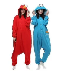 Voksen Sesamgade Cookie Kostume Pyjamas Kostume