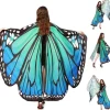 Voksen Sommerfuglevinger Cape 168 x 140 cm Voksen Sommerfuglekostume i