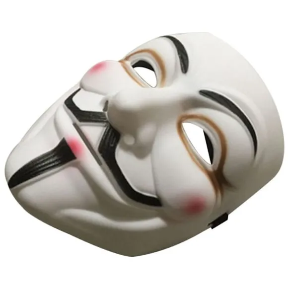 Voksenmaske Hacker Anonymous V Ligesom Vendetta Hvid KLB