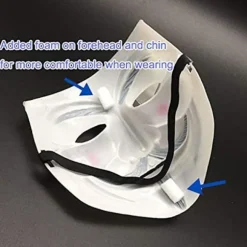 Voksenmaske Hacker Anonymous V Ligesom Vendetta Hvid KLB