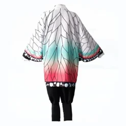 Voksne Børn Anime Demon Slayers Kimetsu no Yaiba Kochou Shinobu Cosplay Kostume Kimono Halloween Tøj Pink XL