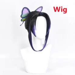Voksne Børn Anime Demon Slayers Kimetsu no Yaiba Kochou Shinobu Cosplay Kostume Kimono Halloween Tøj Pink XL