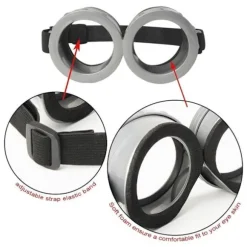 Voksne Børn Cosplay Minions Kostume Hat Handsker Briller Maskerade Jul C Sæt(Sød Hat+Briller+Handsker){ee} C Sæt(Sød Hat+Briller+Handsker) C Set(Cute Hat+Glasses+Gloves) One Size | Fyndiq