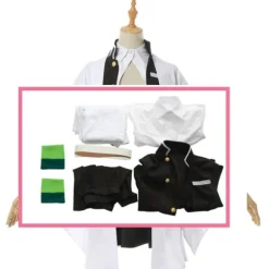 Voksne Børn Demon Slayer Kimetsu no Yaiba Anime Kimono Kanroji Mitsuri Cosplay Kostume A2 Kun Kostume XXL