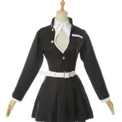 Voksne Børn Demon Slayer Kimetsu no Yaiba Anime Kimono Kanroji Mitsuri Cosplay Kostume A2 Kun Kostume XXL