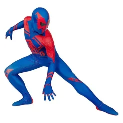 Voksne Mænd 2099 Spider-Man Across The Spider Verse 3D Cosplay Kostume Superhelte Outfits Jumpsuit + Maske Fancy Dress til Halloween Karneval Fest 170 | Fyndiq