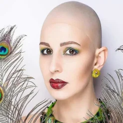 Voksne Teenagere Skaldede Hætter Makeup Latex Skaldet Hoved Paryk Hætte Kostumetilbehør