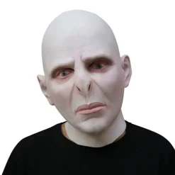 Voldemort Maske Boss Hoveddækning Påske Sjov Karneval Party Maske Latex latex 30*24cm