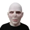 Voldemort Maske Dæmon Skræmmende Halloween Maske Realistisk Latex Maske Fuld Maske Cosplay Rekvisitter til Voksne (PrettyJ)