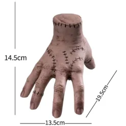Wednesday Addams Nevermore Academy Cosplay Handsker - Sort Håndbeklædning[JSR] Only Hand One Size