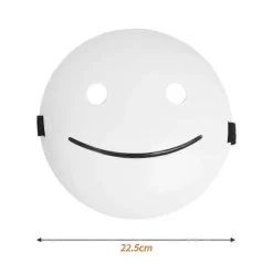 White Smile Dream Mask Cosplay Maske Rekvisitter til Halloween Karneval Party Maskerade