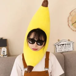 Wicked Costumes Sjov Banan Gul Hat til Voksne, Unisex