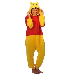 Winnie the Pooh Karakter Unisex Onesie Kostume Hættetrøje Pyjamas Winnie the Pooh{AZC} Winnie the Pooh XL(180CM-190CM)