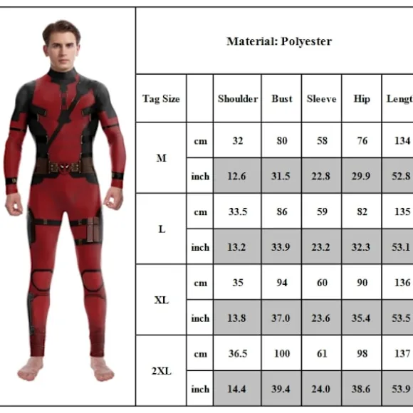 Wolverine-kostume til mænd, superhelt-jumpsuit til drenge, Halloween-cosplay-body Gul Yellow XL