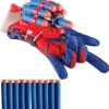 1x Spider-Man Handsker Web Shooter Handsker Cosplay Legetøj Prop Børn Gave