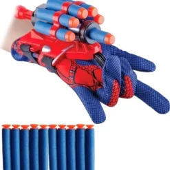 1x Spider-Man Handsker Web Shooter Handsker Cosplay Legetøj Prop Børn Gave