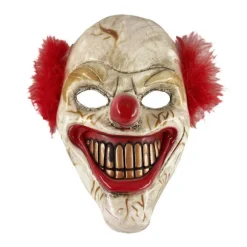23,5x18cm, Joker Clown Latex Maske Halloween Horror Cosplay Kostume Tilbehør Til Voksne