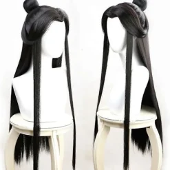 Xie Lian Cosplay Paryk Heaven Fors Blessing Cosplay Tian Guan Ci Fu Cosplay Sort Varmebestandig Syntetisk Hår Parykker + Parykhætte One Size One Size | Fyndiq