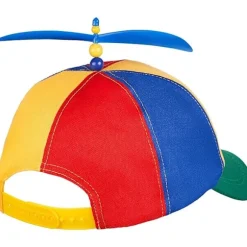 {xj}Farverig propelkasket - propelkasket - helikopterkasket - baseballkasket