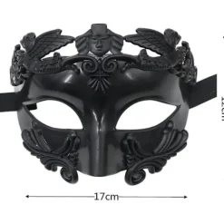 【xj】Maskerade Maske Romersk Græsk Mand Maske Venetiansk Maske Halloween Julemaske Til Fest Mardi Gras Bryllup Karnevaler