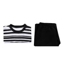 {xjxj}Cosdaddy Wednesday Pugsley Cosplay Addams Kostume til Voksne Herrer Skjorte Bukser Dragter Halloween Karneval Party Kostume-
