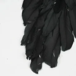 {YM}Fjervinger Cosplay Små Vinger SORT Sort