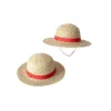 {YM}Luffy stråhat cosplay hat japansk tegnefilm