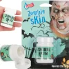 Zoombie hud makeup för halloween att måla ärr sår makeup hud