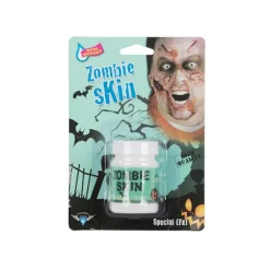 Zoombie hud makeup för halloween att måla ärr sår makeup hud